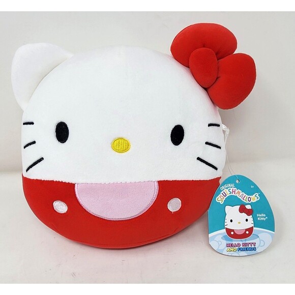 Squishmallows Hello Kitty Red 2024 8" Plush Stuffed Toy Sanrio Kelly Toys - Picture 2 of 5
